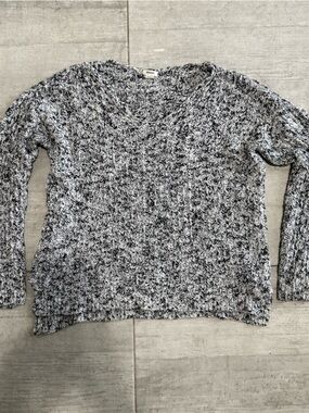 Garage Black & White Knit Sweater